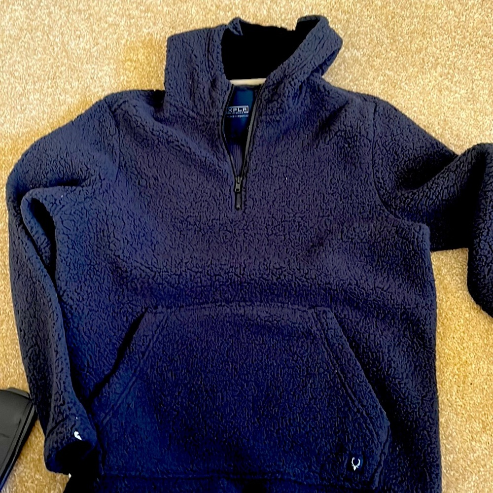 Sweater that is plushy ( idk the term)